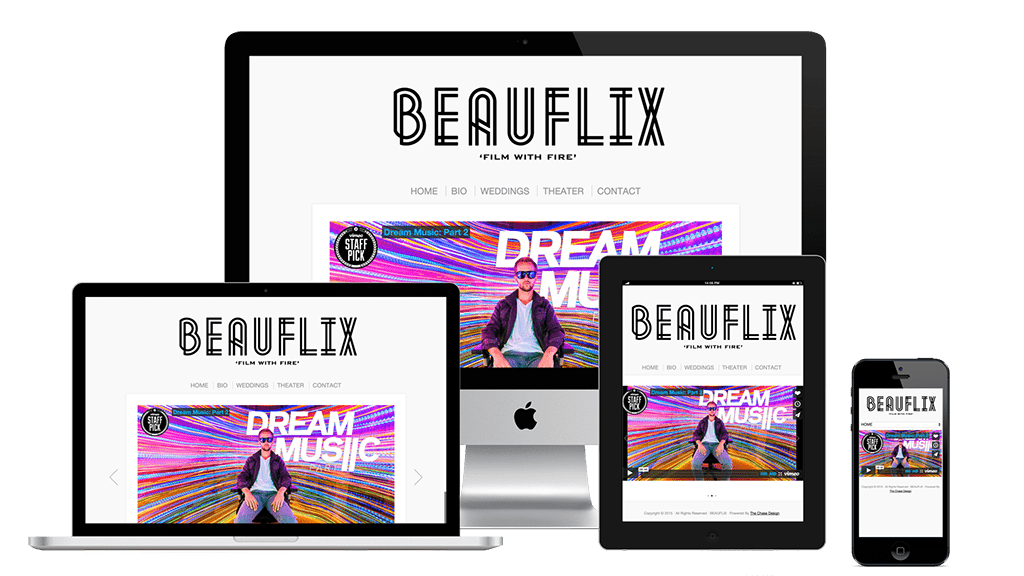 Beauflix - Responsive Web Design - The Chase Design